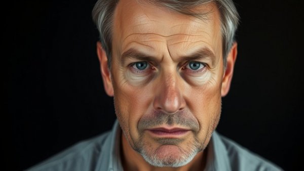 Serious middle-aged man discussing the appeal of carbonated water