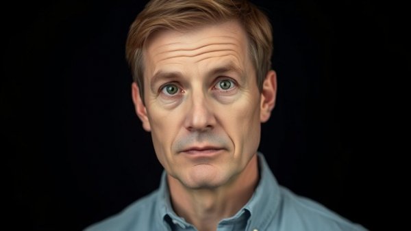 Middle-aged man discussing the most dangerous food in the world.