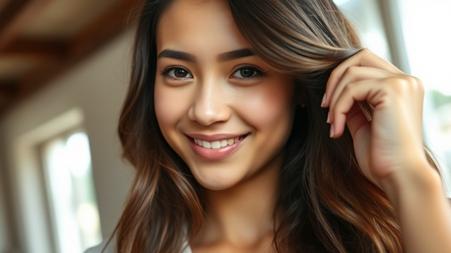 Young woman with vibrant hair, embodying confidence and a nutrient-rich diet.