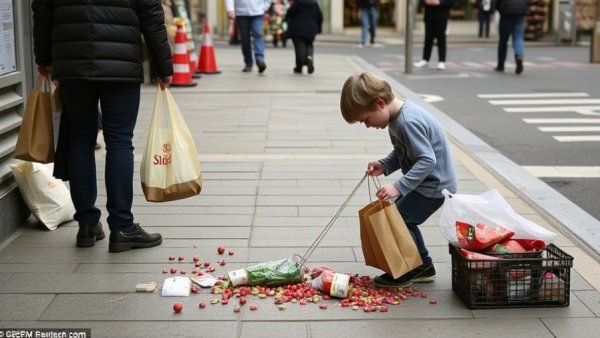 The kindness of strangers: a boy picked up my spilled shopping when I was too pregnant to reach the ground