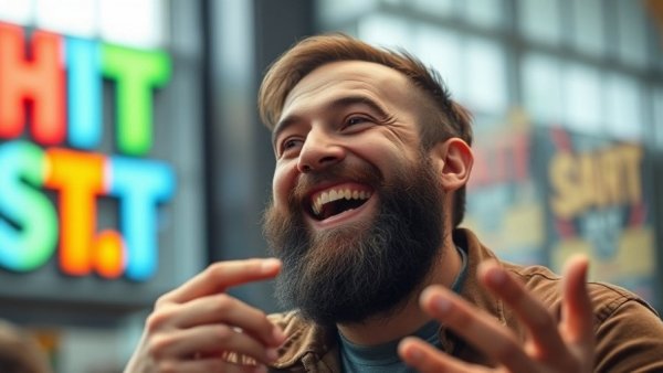 Australian lifestyle and culture: man engaging in friendly conversation.