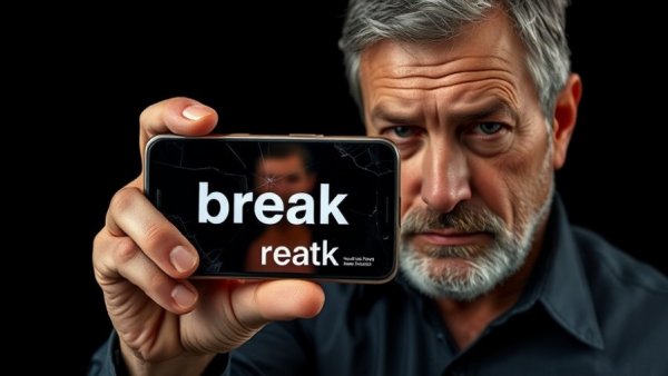 Middle-aged man advocating to stop porn addiction