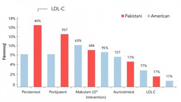 Graph showing LDL-C changes from almond consumption compared to no intervention.