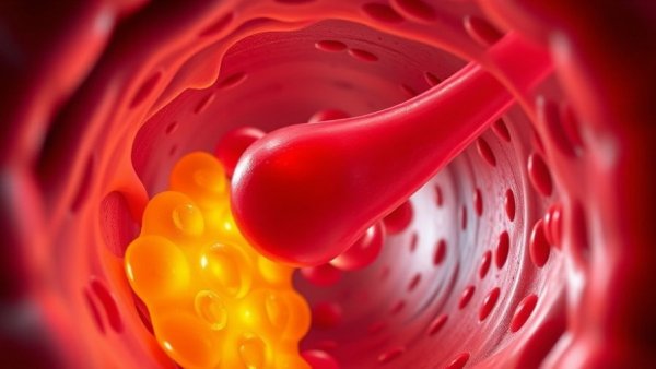 Cholesterol buildup illustration in a blood vessel highlighting LDL Cholesterol PCSK9 Inhibitors.