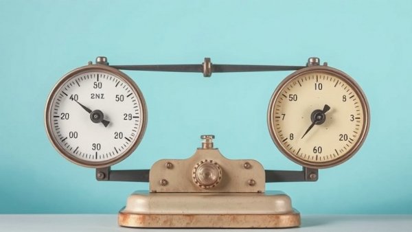 Vintage mechanical scale set to zero, symbolizing GLP-1 medications for weight management.