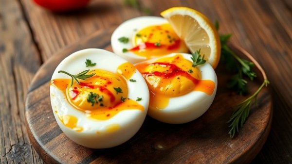 Delicious Turkish eggs recipe with creamy yogurt and chili butter.