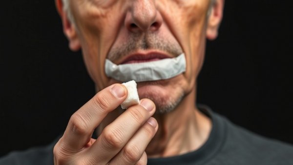 Middle-aged man holding sugar cube, discussing sugar impact on health.