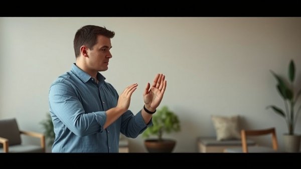 Professional demonstrating how to get rid of sore throat fast indoors.