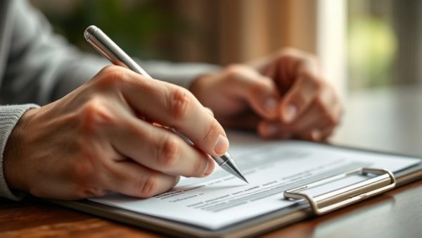 Signing document, illustrating unfair contract terms for franchisees in Australia.