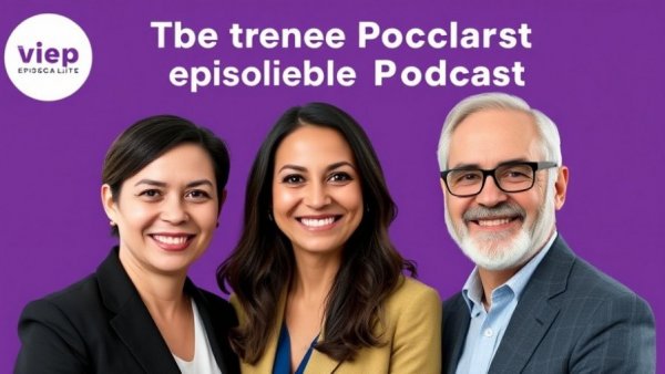 Podcast episode cover about shift from employee to founder, featuring three experts.