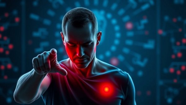 Signs of potassium deficiency illustrated in a vector graphic with pain indicators.