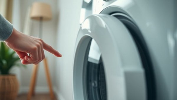 Person addressing washing machine issue, consumer guarantee complaints.