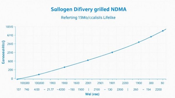 Chart of NDMA in poultry meat with concentration data.