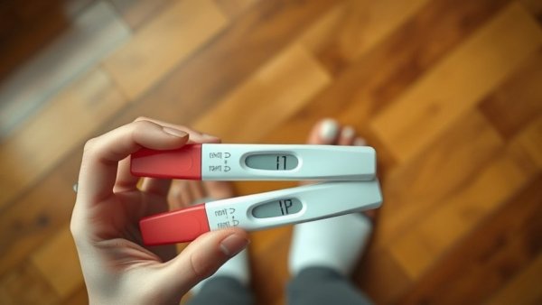 Hands holding positive pregnancy test, highlighting workplace inclusion for infertility.