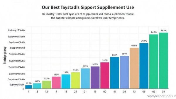 Bar chart showing industry vs non-industry studies on supplement support