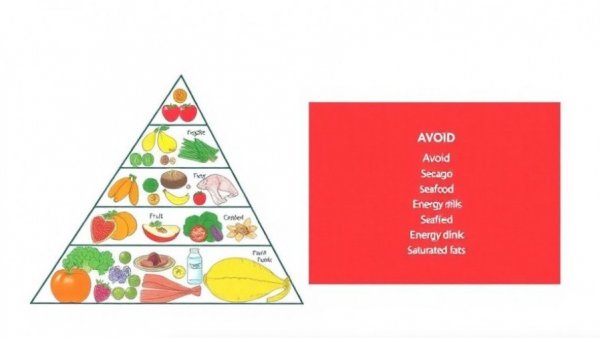 Dietary food pyramid for atrial fibrillation prevention.