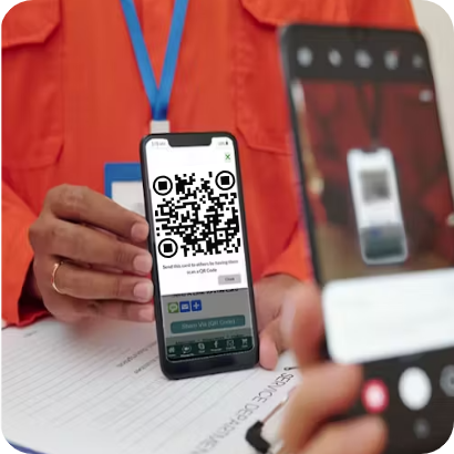 virtual handshake qrcode