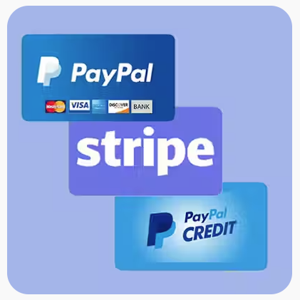 Get Paid Via Stripe or PayPal