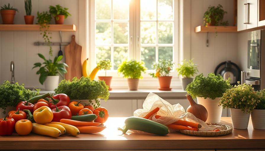 Fresh summer vegetables in kitchen sink with natural light.