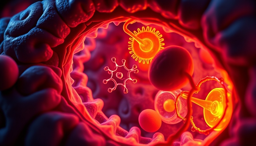 Intricate mitochondrion illustrating cellular energy production.