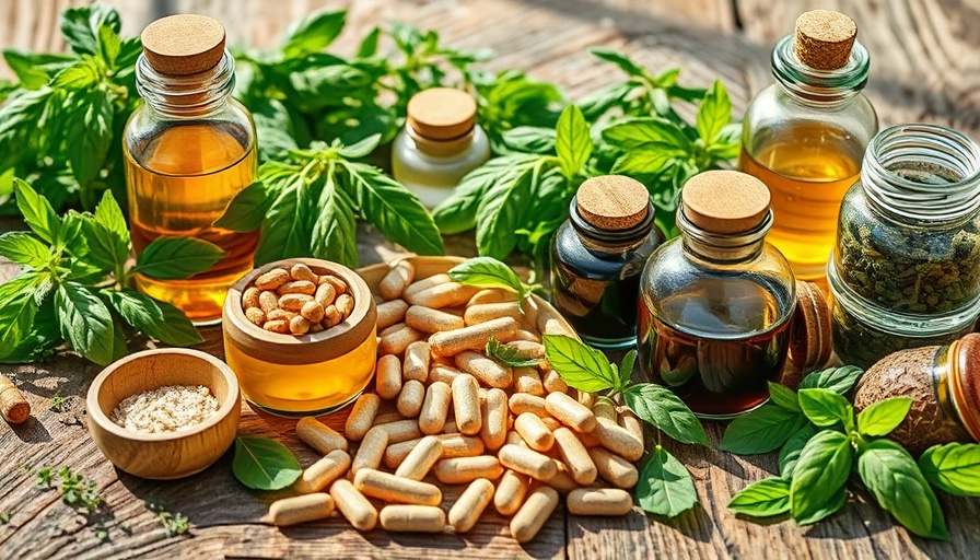 Bird Flu Risks and Plant-Based Supplements: colorful supplements and herbs