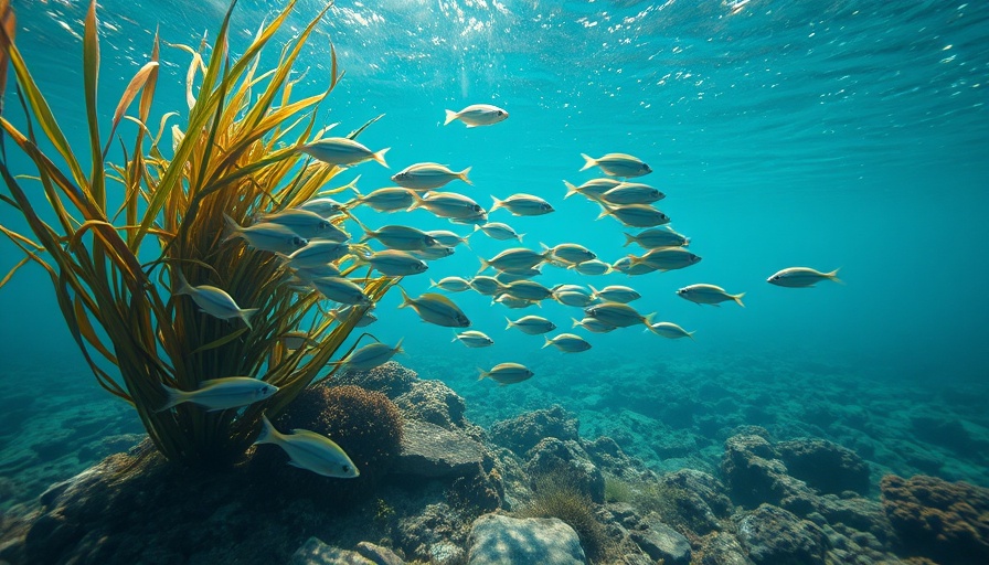 Exploring Sydney Harbour's marine life with fish and seaweed.