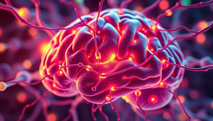 Abstract depiction of iron overload's impact on Alzheimer's Disease.