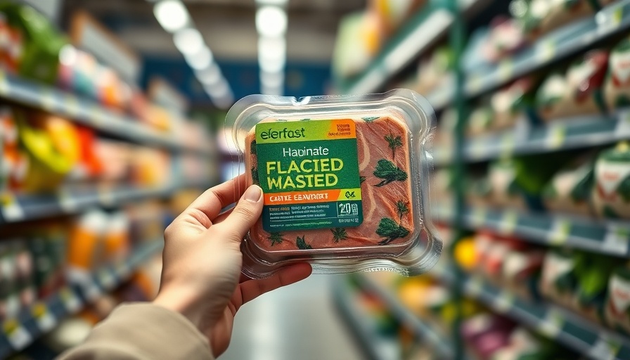 Heme in Impossible Burgers concept, plant-based meat package in hands.
