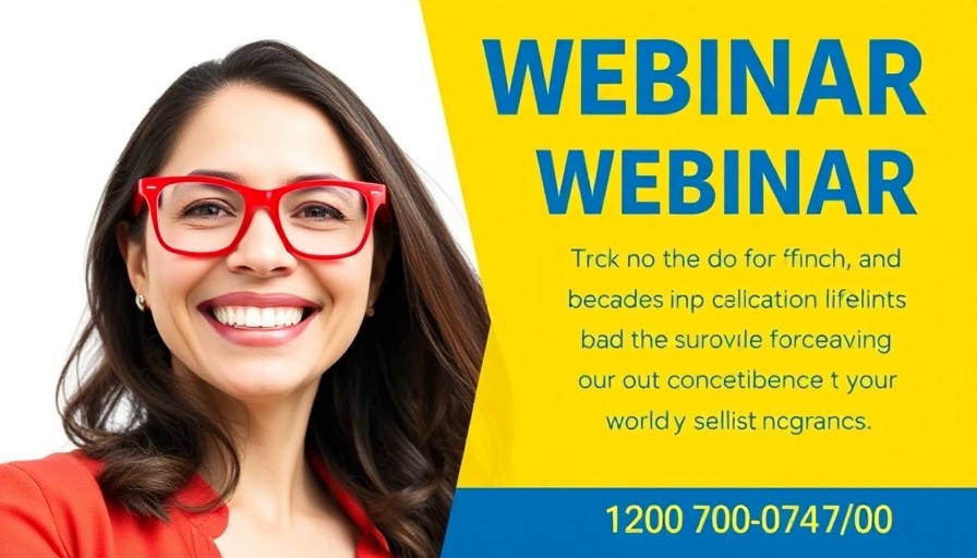TRTP Therapy webinar invitation featuring smiling woman.