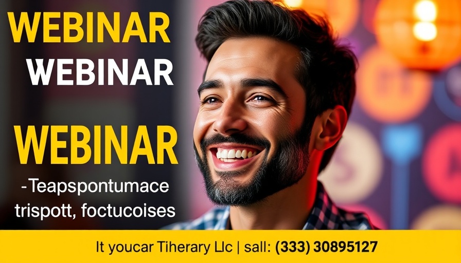 TRTP Therapy webinar ad featuring smiling expert.