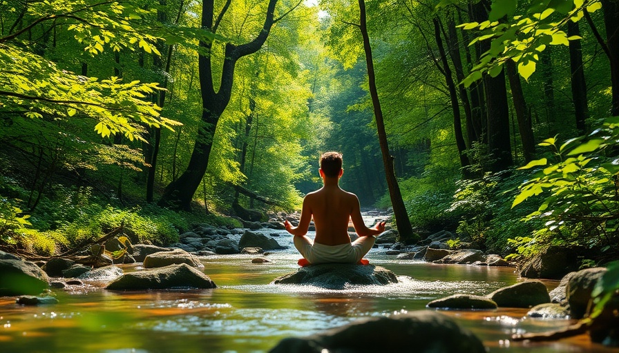 Serene forest setting showcasing benefits of forest bathing for stress relief.