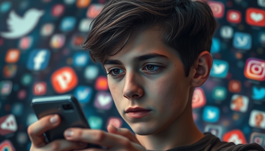 Pensive young person exploring effects of social media on mental health.