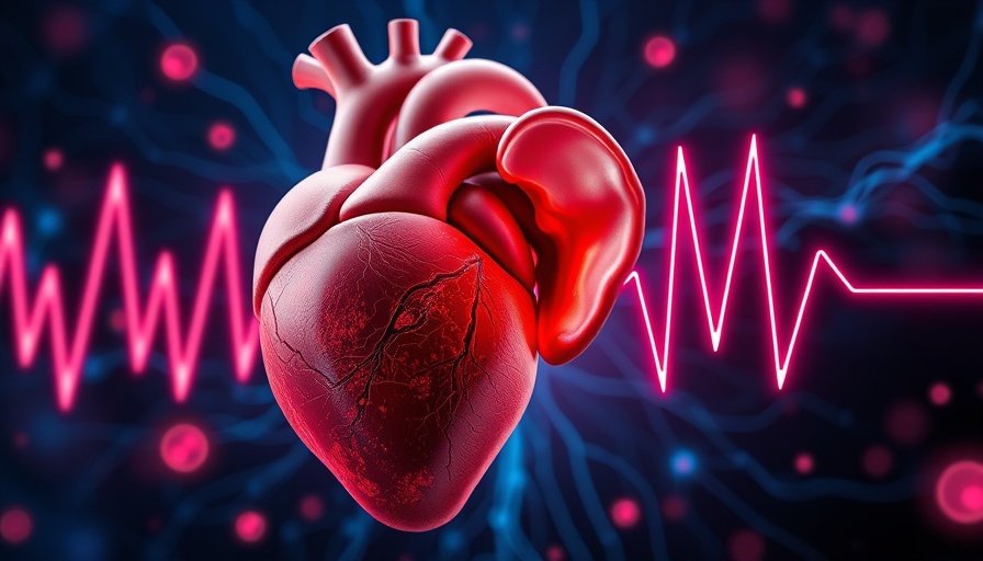Hearing Loss Linked to Heart Failure concept with heart and ear.
