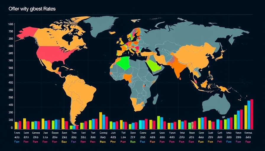 Infographic of global obesity rates with colorful data bars.