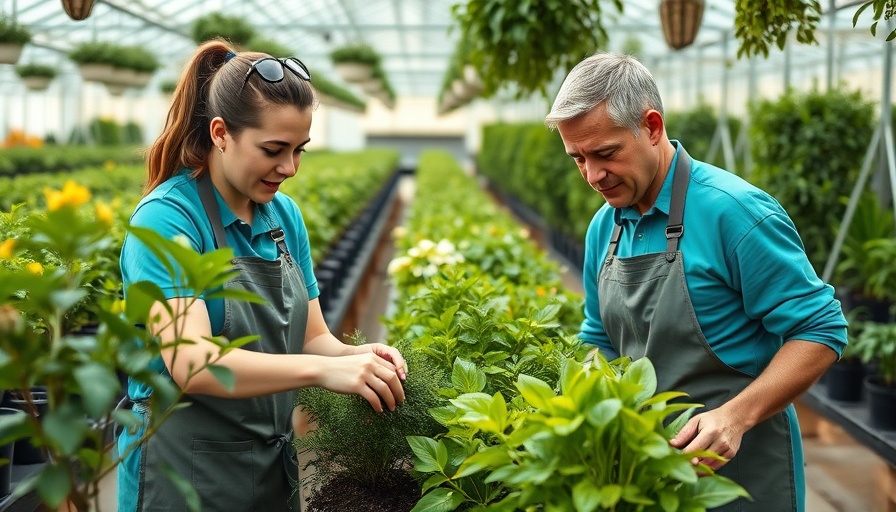 Gardening scene in Brisbane, showcasing agricultural consulting activities.