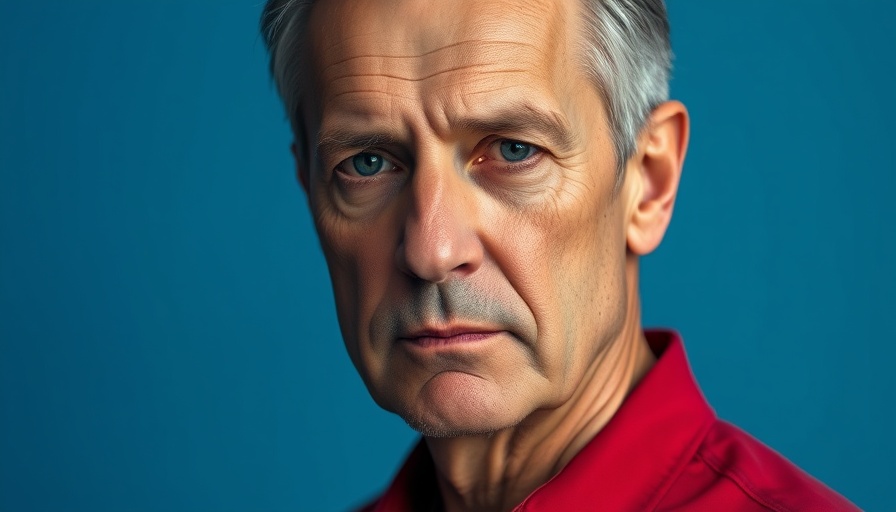 Portrait of a man discussing signs of magnesium deficiency.