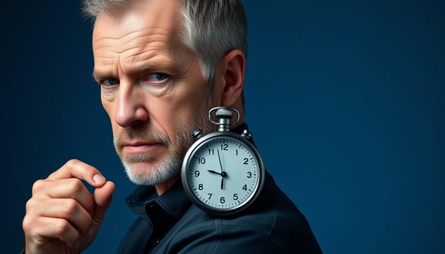 5-day fasting health benefits visual with stopwatch and text.