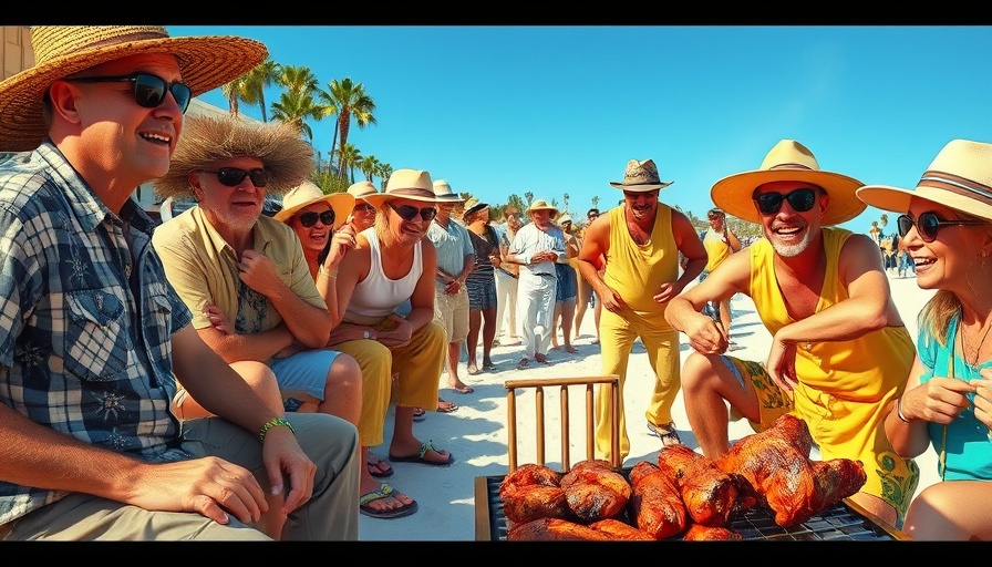 Australians in quirky activities for weird things Australians do.