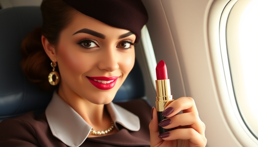 The kindness of strangers: a glamorous flight attendant gave me her brand-new lipstick
