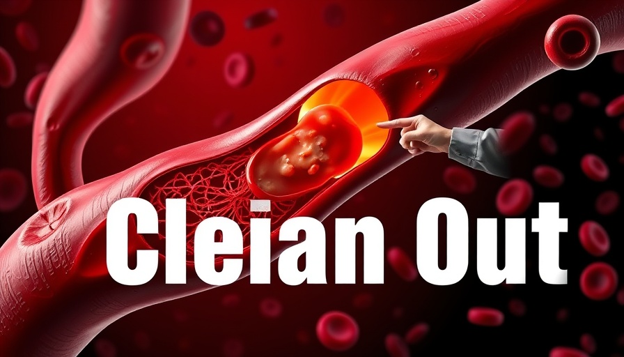 Illustration of artery cleaning for best meal to reverse heart disease.