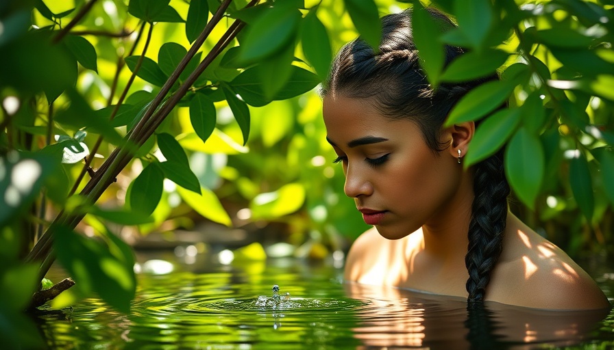 Peaceful young woman enjoying water as part of fasting benefits and tips.