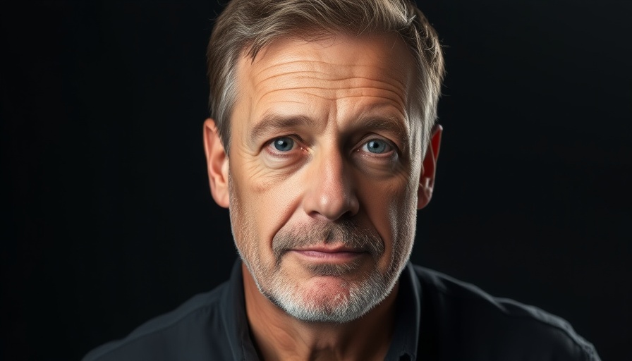 Middle-aged man discussing dangerous carbohydrates in a video setting.