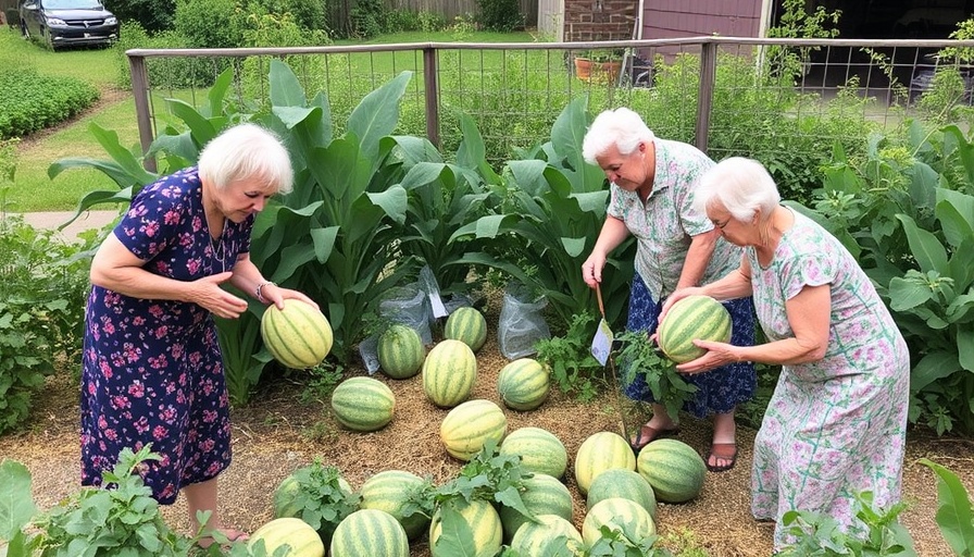 The kindness of strangers: my melons went flying and a group of old ladies came to the rescue
