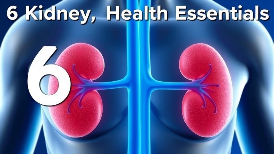 6 Kidney Health Essentials for kidney disease prevention and healthy habits for kidneys