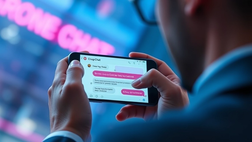 Smartphone view of a group chat showcasing health trends and wellness discussions