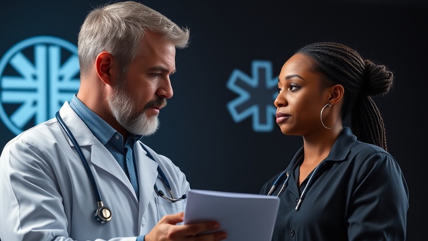Serious discussion on health disparities in black women's health, featuring a diverse medical team.