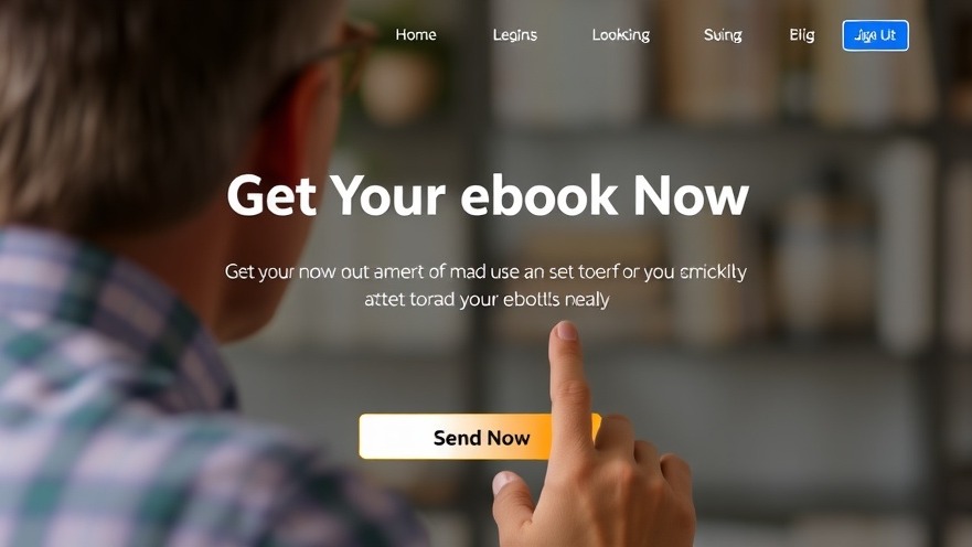 Customer ready to download eBook by clicking 'Send Now' button on landing page.