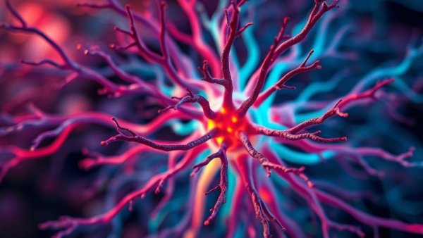 Microscopic view of neural structure to prevent chemotherapy-induced neuropathy.