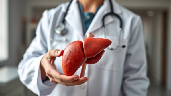 Doctor demonstrating a liver model, symbolizing liver health for women.