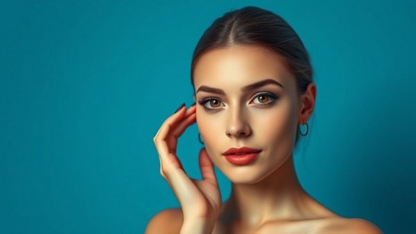 Elegant woman with insightful expression in a serene setting, Health and Wellness Insights from Yeong Kim.